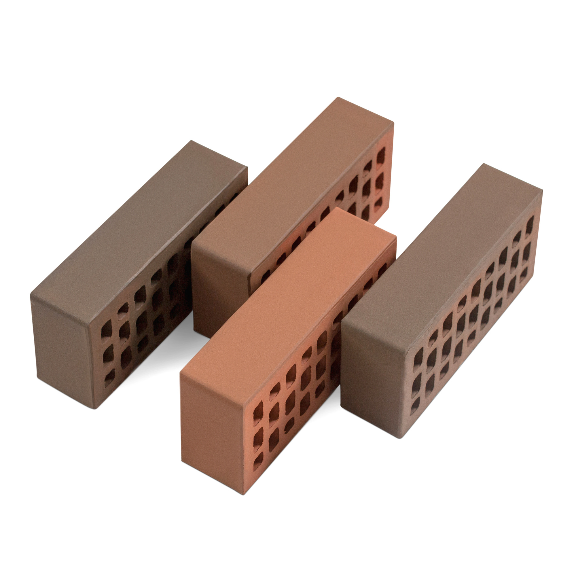 Кирпич керамический лицевой пустотелый ВолгаБрик Нева флеш гладкий 1НФ, 250*120*65мм